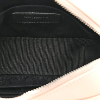 Saint Laurent Calfskin Matelasse Monogram Lou Belt Bag Marble Pink 4 of 9