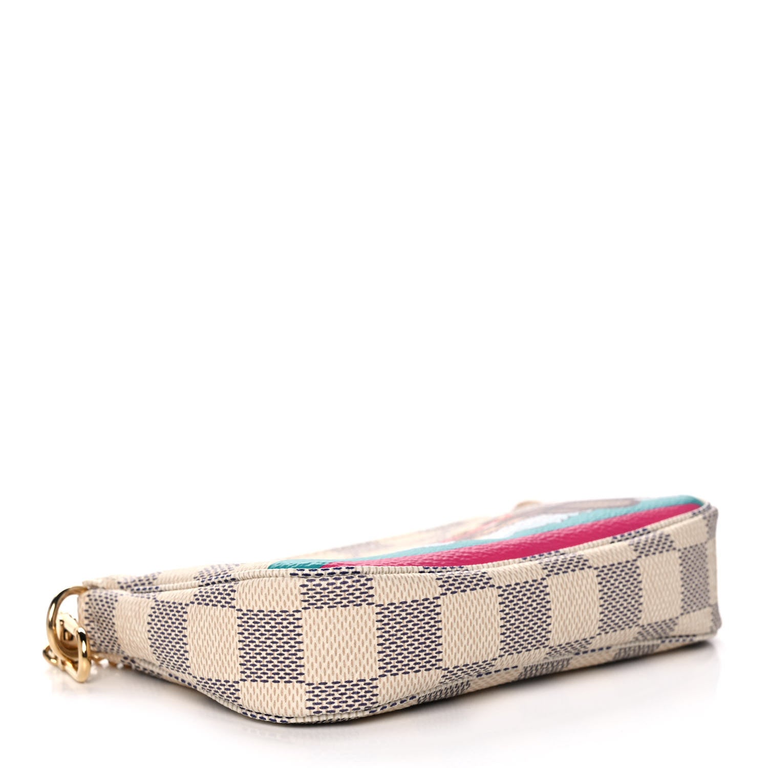 Louis Vuitton Damier Azur 2015 Christmas Animation Mini Pochette Accessories 4 of 11