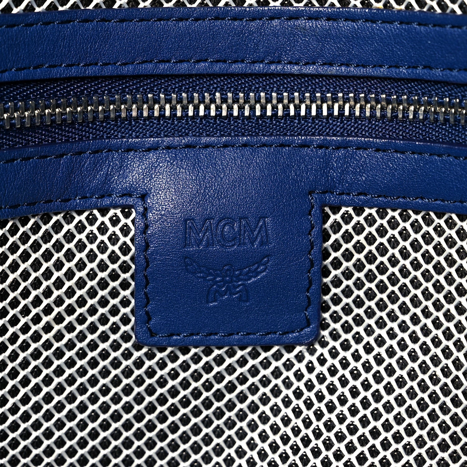 MCM Nylon Camo Dieter Munich Weekender Bag Blue 7 of 28