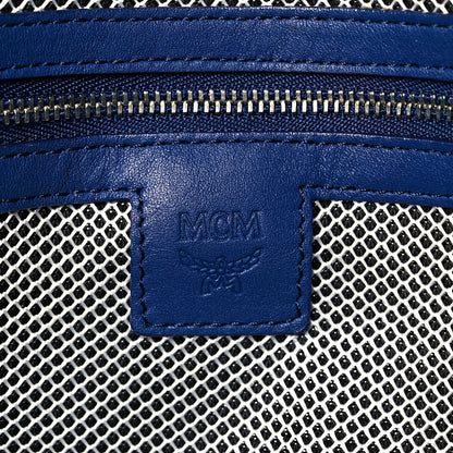 MCM Nylon Camo Dieter Munich Weekender Bag Blue 7 of 28