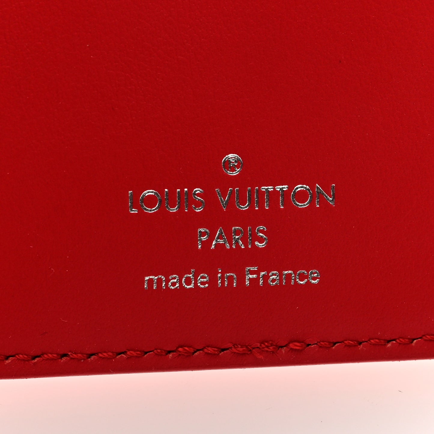 Taurillon Monogram Pocket Organizer Red