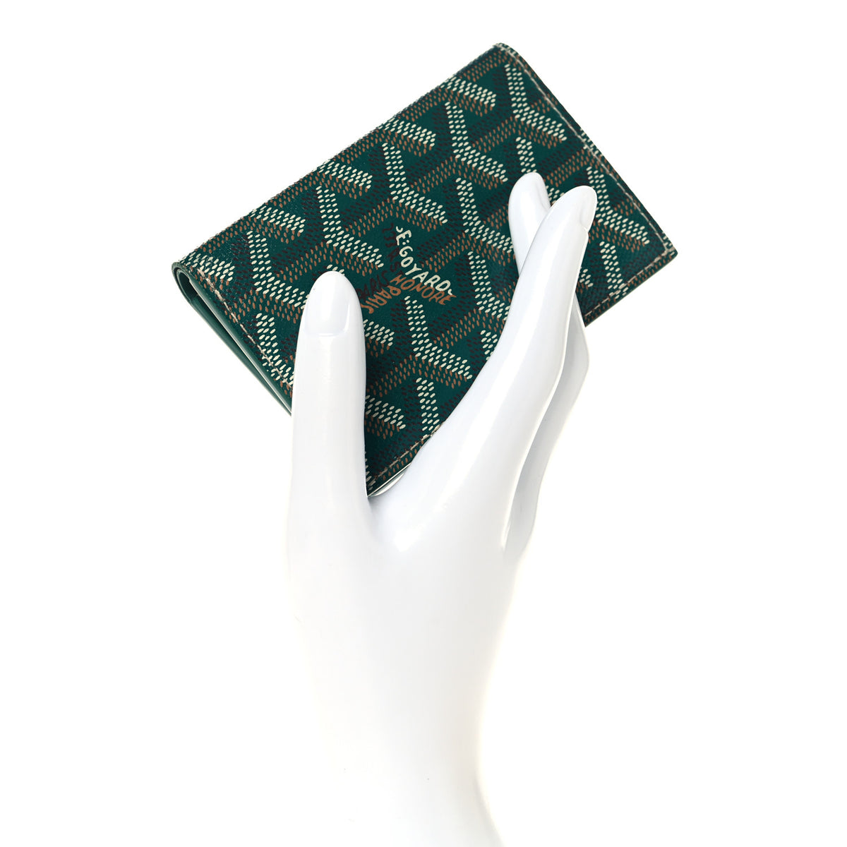 Goyard Goyardine Saint Pierre Card Holder Green 2 of 7