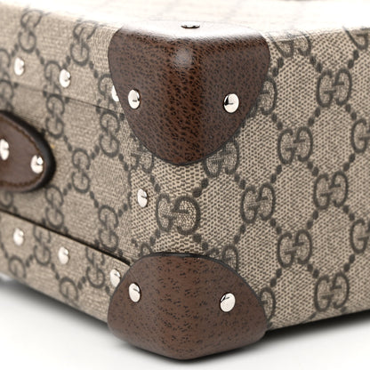 Gucci GG Supreme Monogram Globe-Trotter Beauty Case Brown 10 of 14