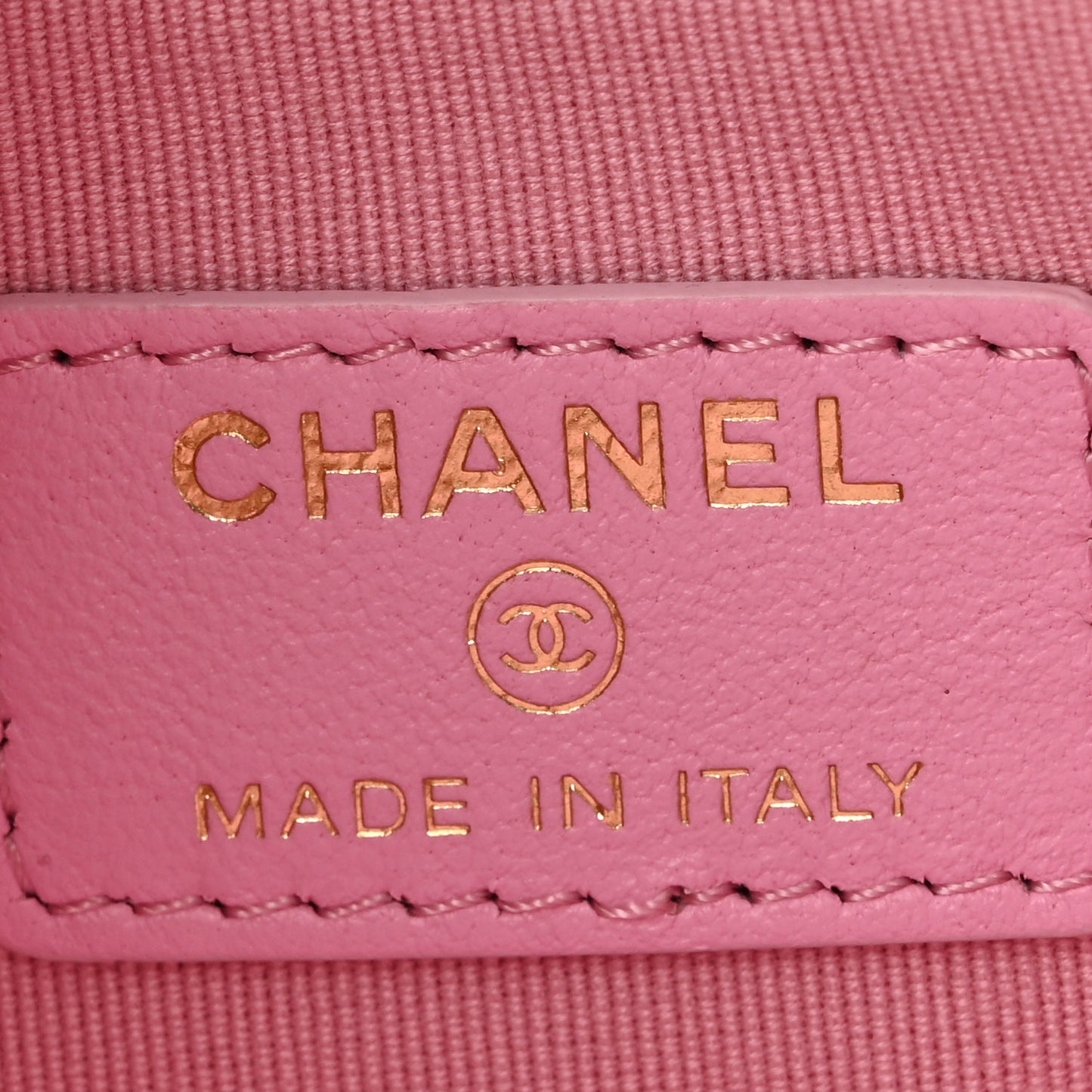 Lambskin Quilted Mini Chain Around Hobo Pink
