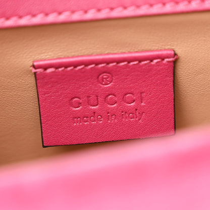 Gucci Velvet Crystal Mini Bee Broadway Shoulder Bag Light Raspberry Rose 6 of 13