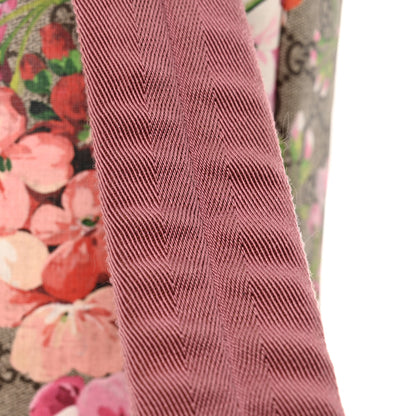 Gucci GG Supreme Monogram Blooms Small Single Buckle Backpack Beige Multicolor Dry Rose 12 of 13
