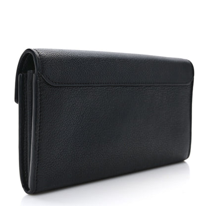 Louis Vuitton Soft Calfskin My Lockme Wallet Black 3 of 9