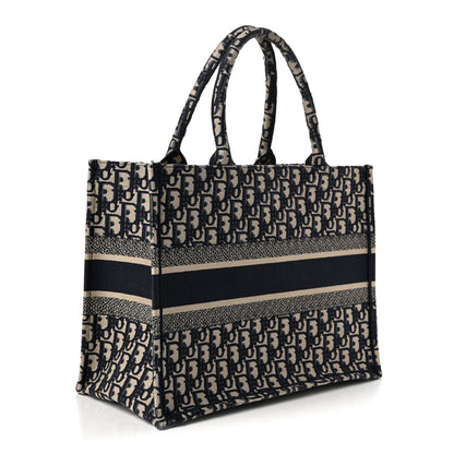 Christian Dior Oblique Medium Book Tote Blue Multicolor 3 of 10