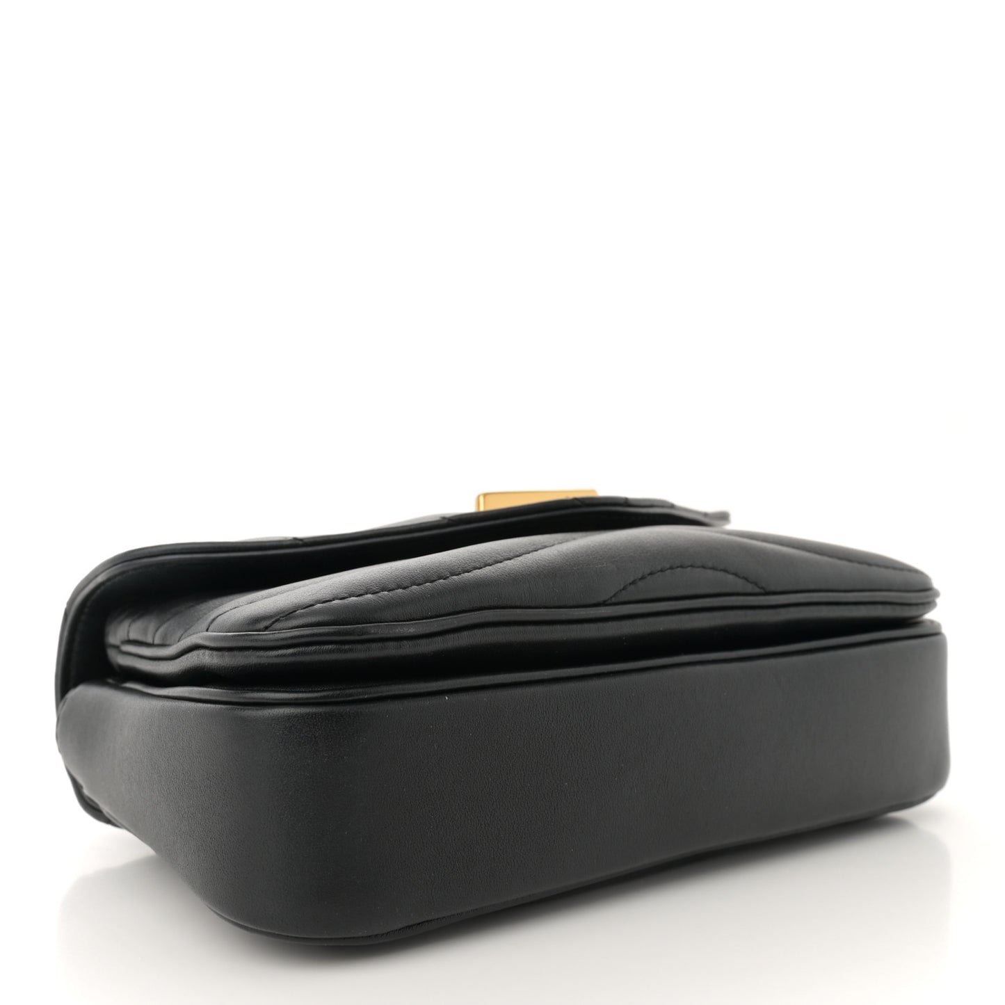 Calfskin LV New Wave Chain Bag Black