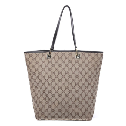 Gucci Monogram Large Bucket Tote Dark Brown 1 of 12