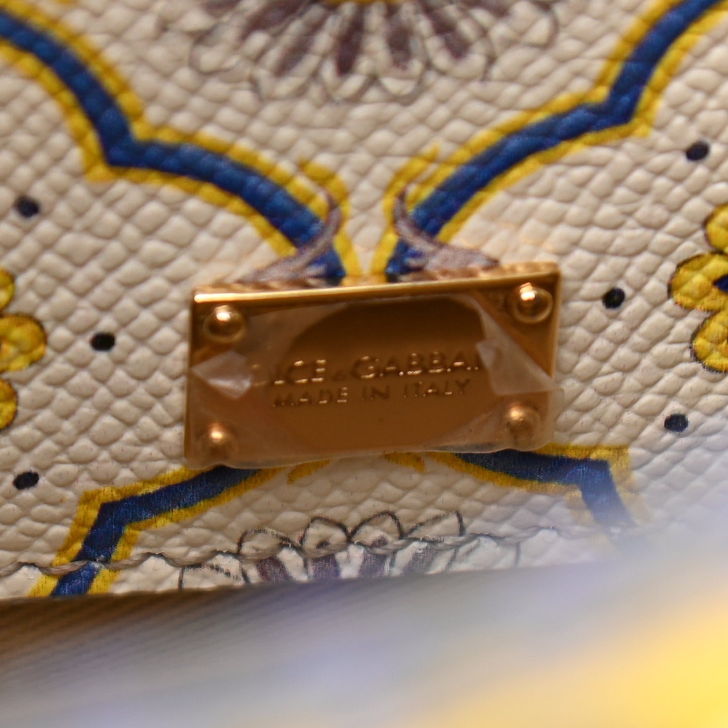 Dauphine Lemon Print Medium Miss Sicily Satchel Multicolor