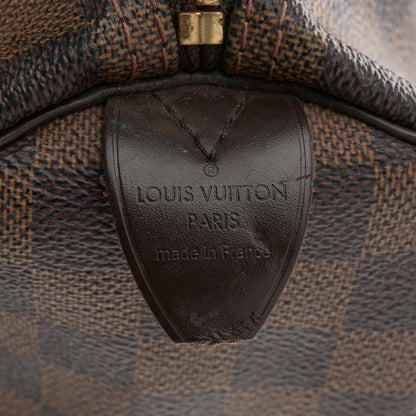 Louis Vuitton Damier Ebene Speedy 30 5 of 16
