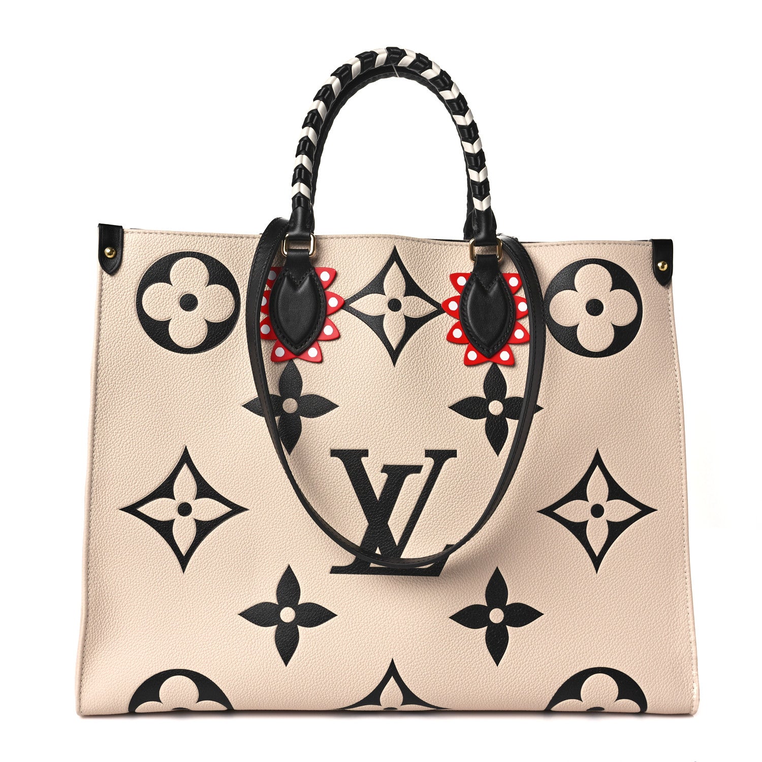 Louis Vuitton Empreinte Monogram Giant Crafty Onthego GM Creme Black 1 of 8