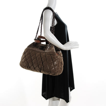 Chanel Iridescent Calfskin Quilted Large In The Mix Tote Brown 2 of 7