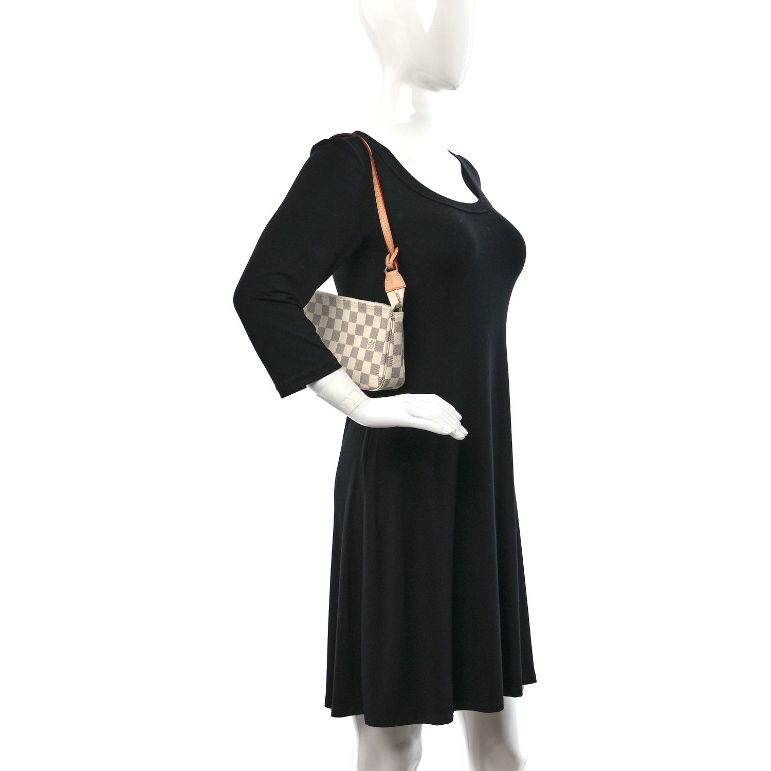 Louis Vuitton Damier Azur Pochette Accessories NM 2 of 9