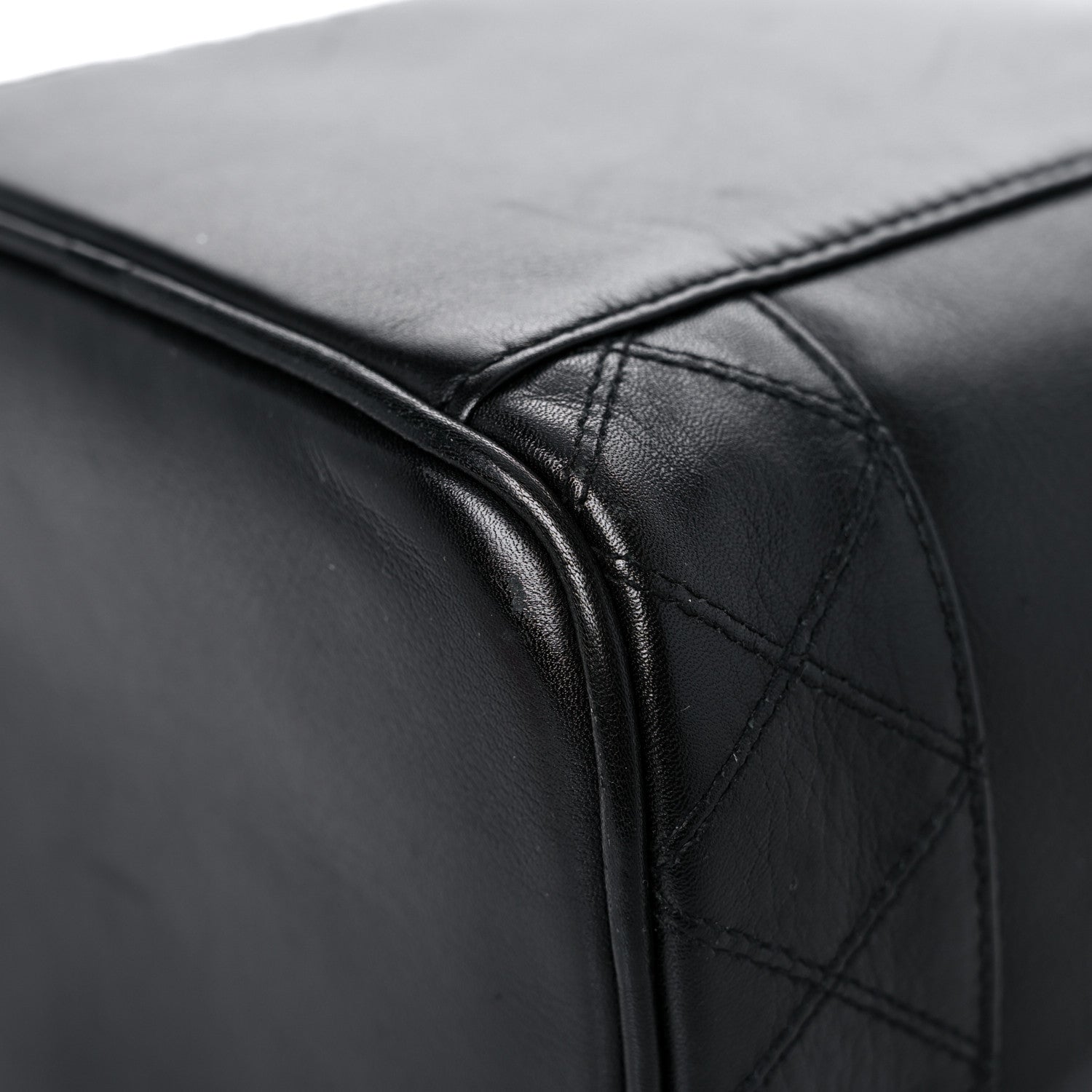 Chanel Lambskin Vanity Cosmetic Case Black 8 of 17