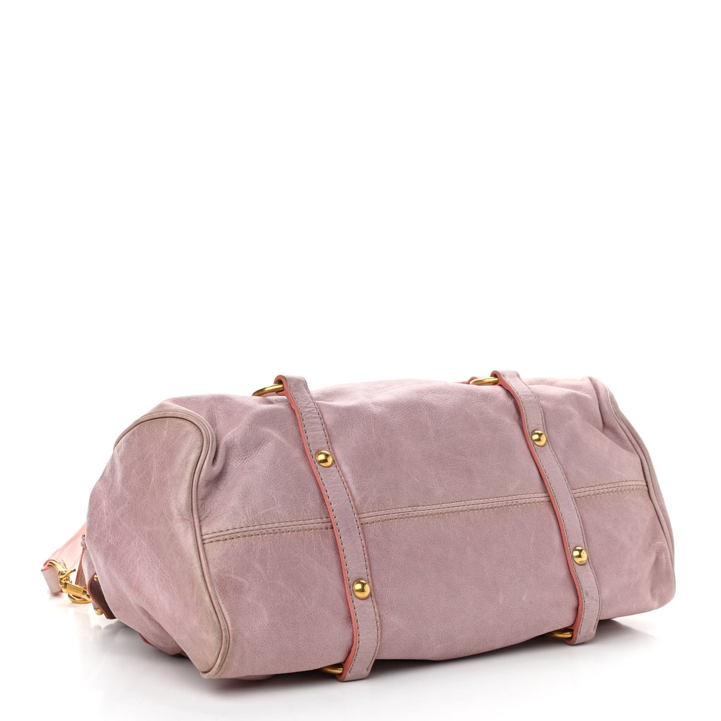 Vitello Lux Large Bow Bag Mughetto