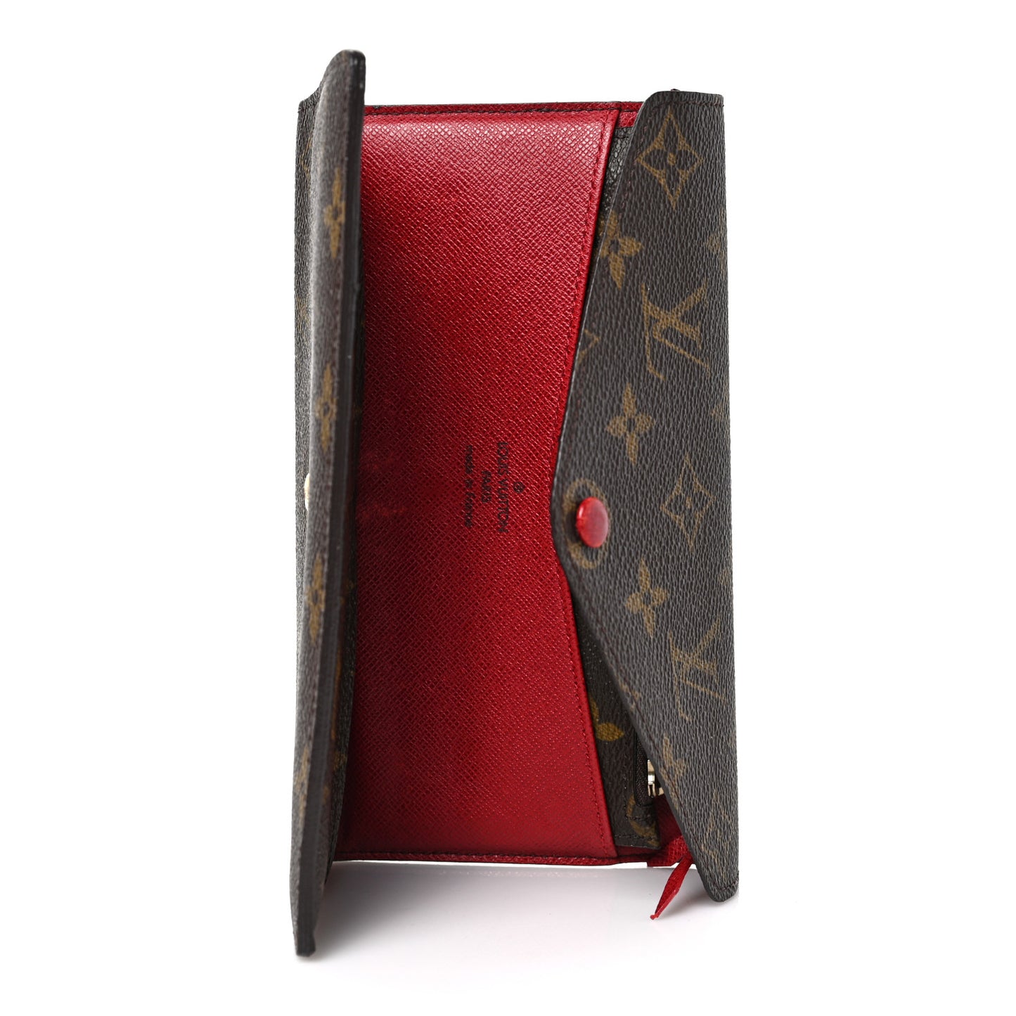 Monogram Josephine Wallet Red