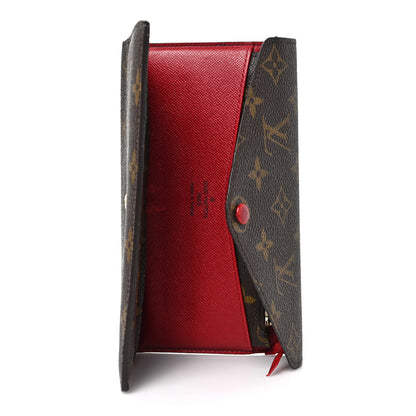Louis Vuitton Monogram Josephine Wallet Red 5 of 9
