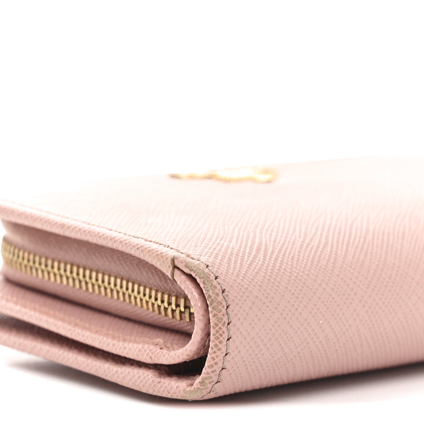 Saffiano Metal Compact Wallet Orchidea