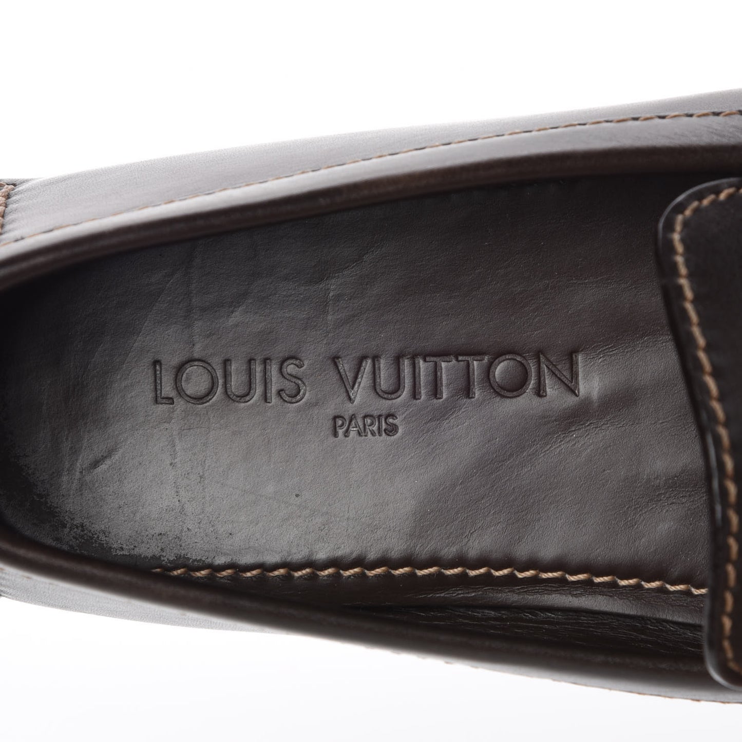 Calfskin Monte Carlo Moccasin Loafers 7 Cacao Brown