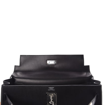 Hermes Evercalf Kelly Retourne 32 Black 10 of 42