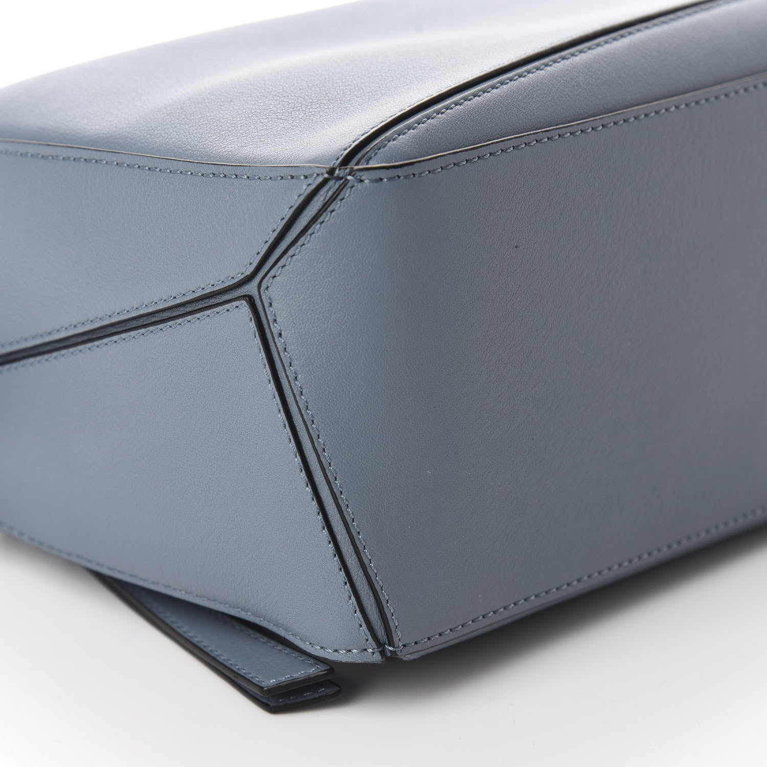 Loewe Calfskin Small Puzzle Bag Stone Blue 6 of 10