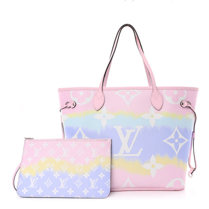 Louis Vuitton Monogram Escale Neverfull MM Pastel 3 of 11
