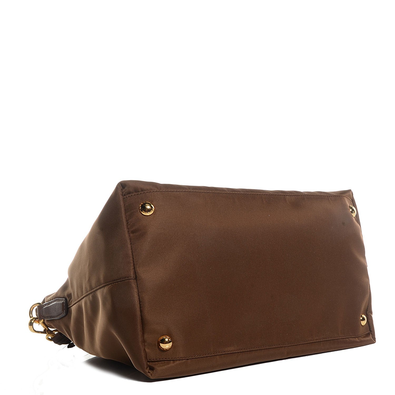 Prada Saffiano Tessuto Nylon Tote Corinto 4 of 11