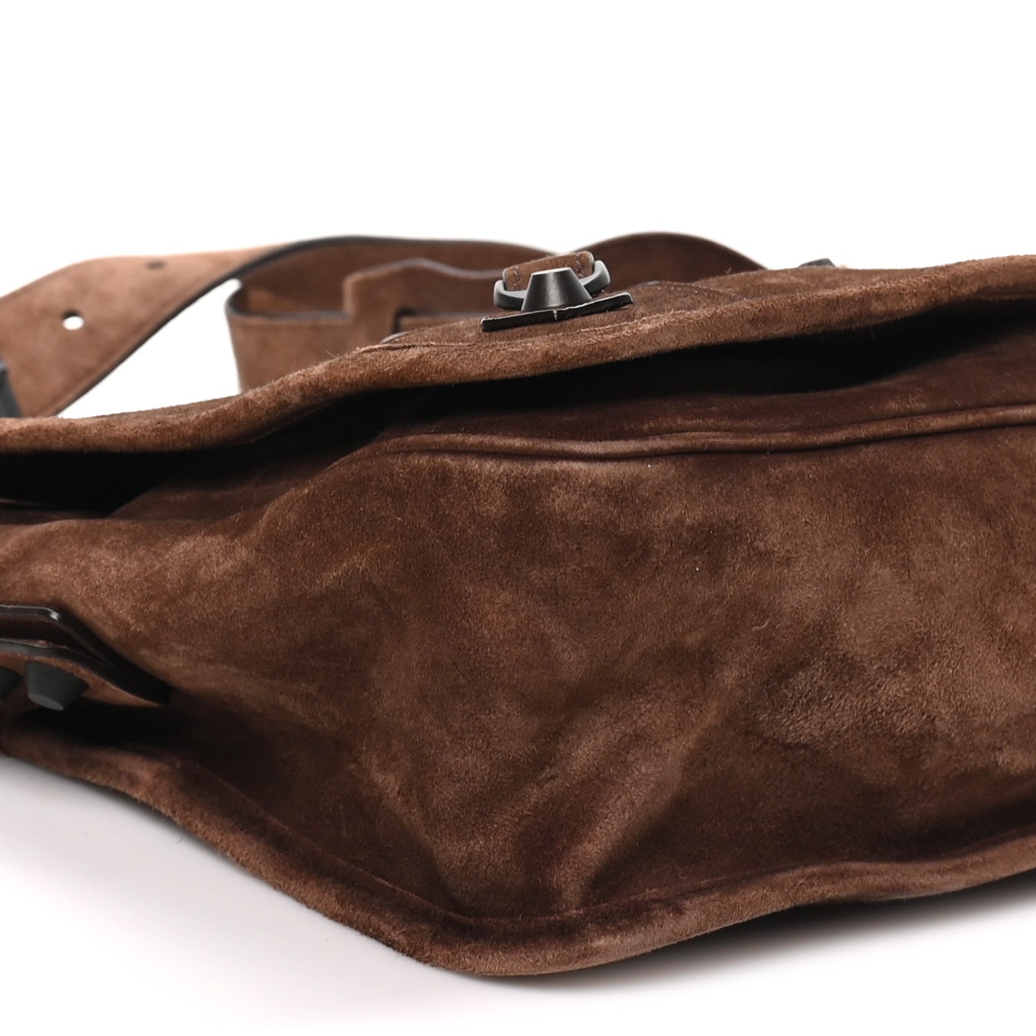Balenciaga Waxed Suede Calfskin Classic Hardware Le City Flap Light Espresso 7 of 8