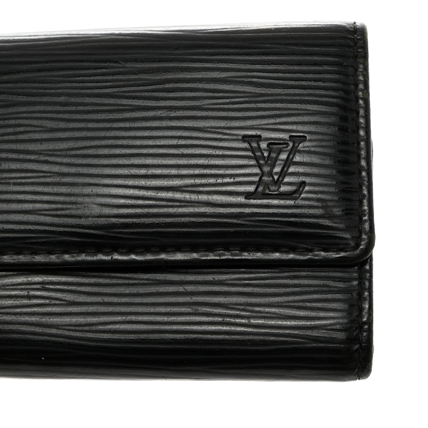 LOUIS VUITTON Epi Multicles 6 Key Holder Black