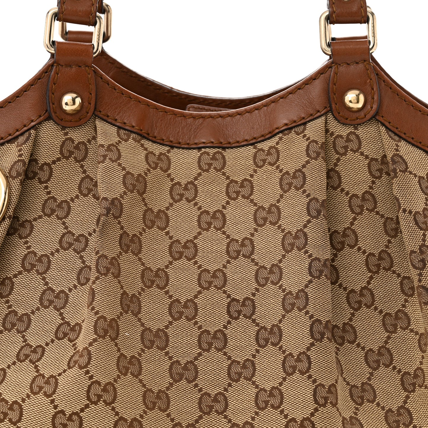 Monogram Medium Sukey Tote Brown