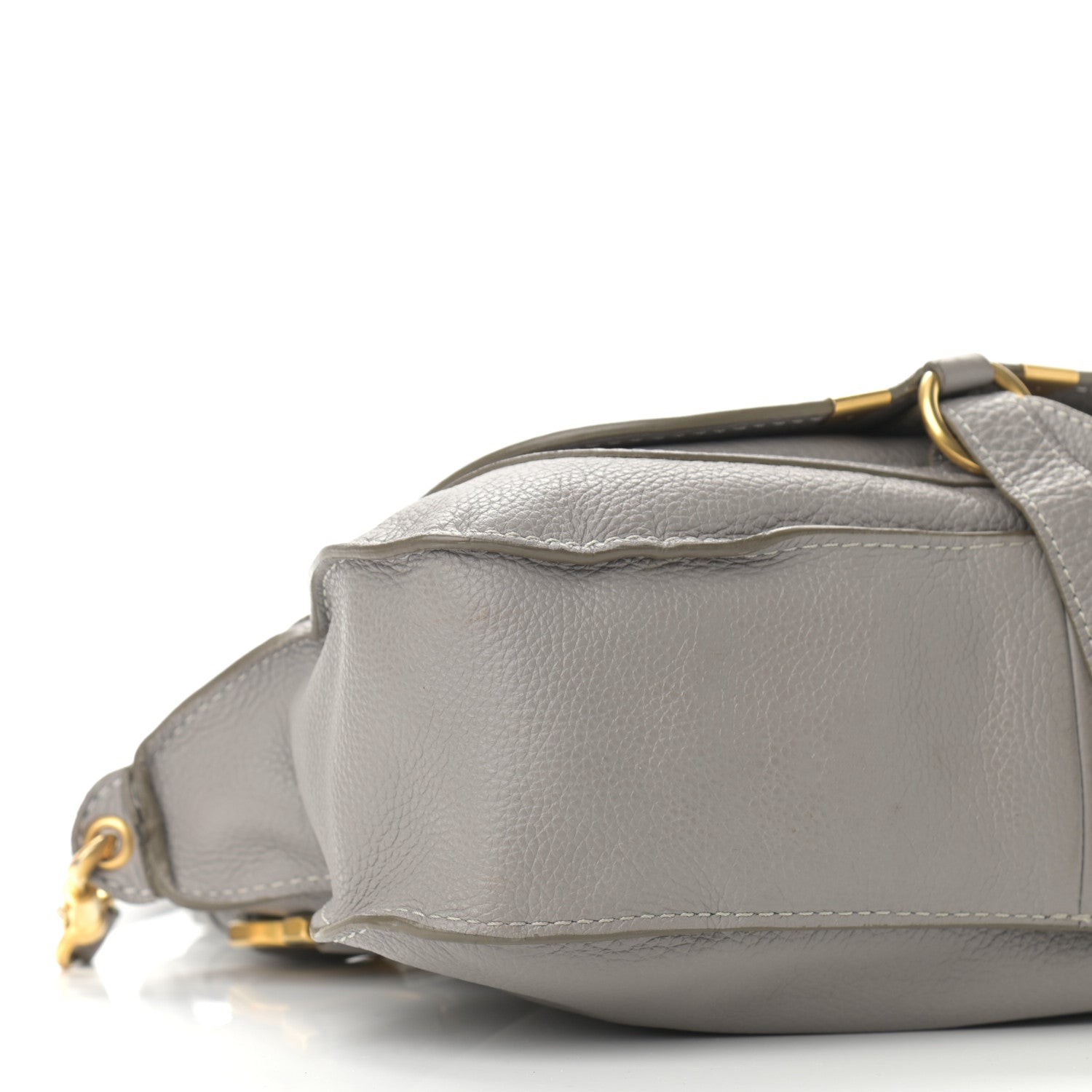 Chloe Calfskin Small Marcie Satchel Cashmere Grey 10 of 12