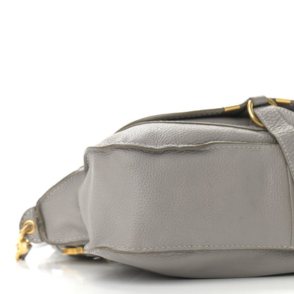 Chloe Calfskin Small Marcie Satchel Cashmere Grey 10 of 12