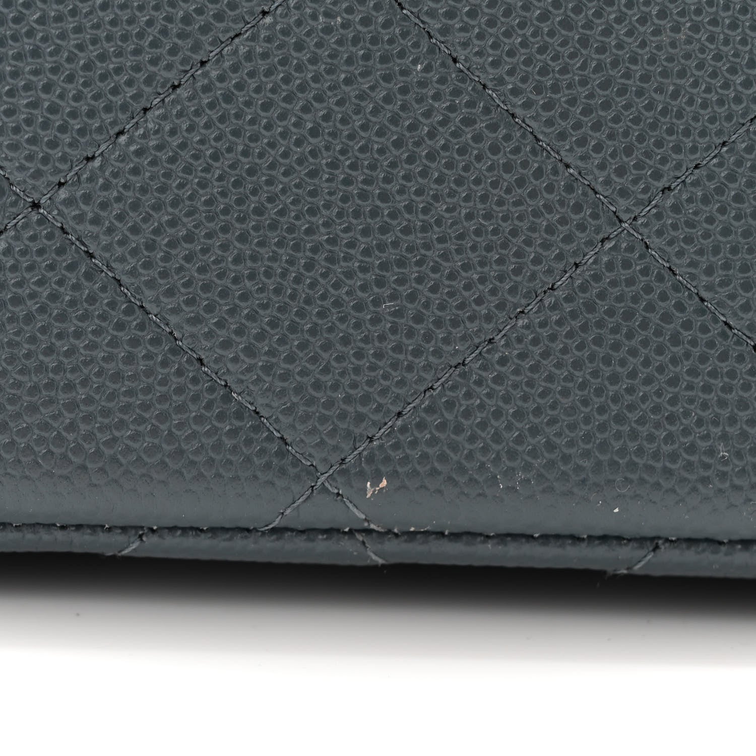 Chanel Caviar Quilted Jumbo Double Flap Grey 11 of 11