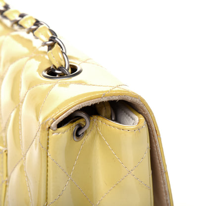 Chanel Patent Quilted Medium Single Flap Yellow 25 of 28