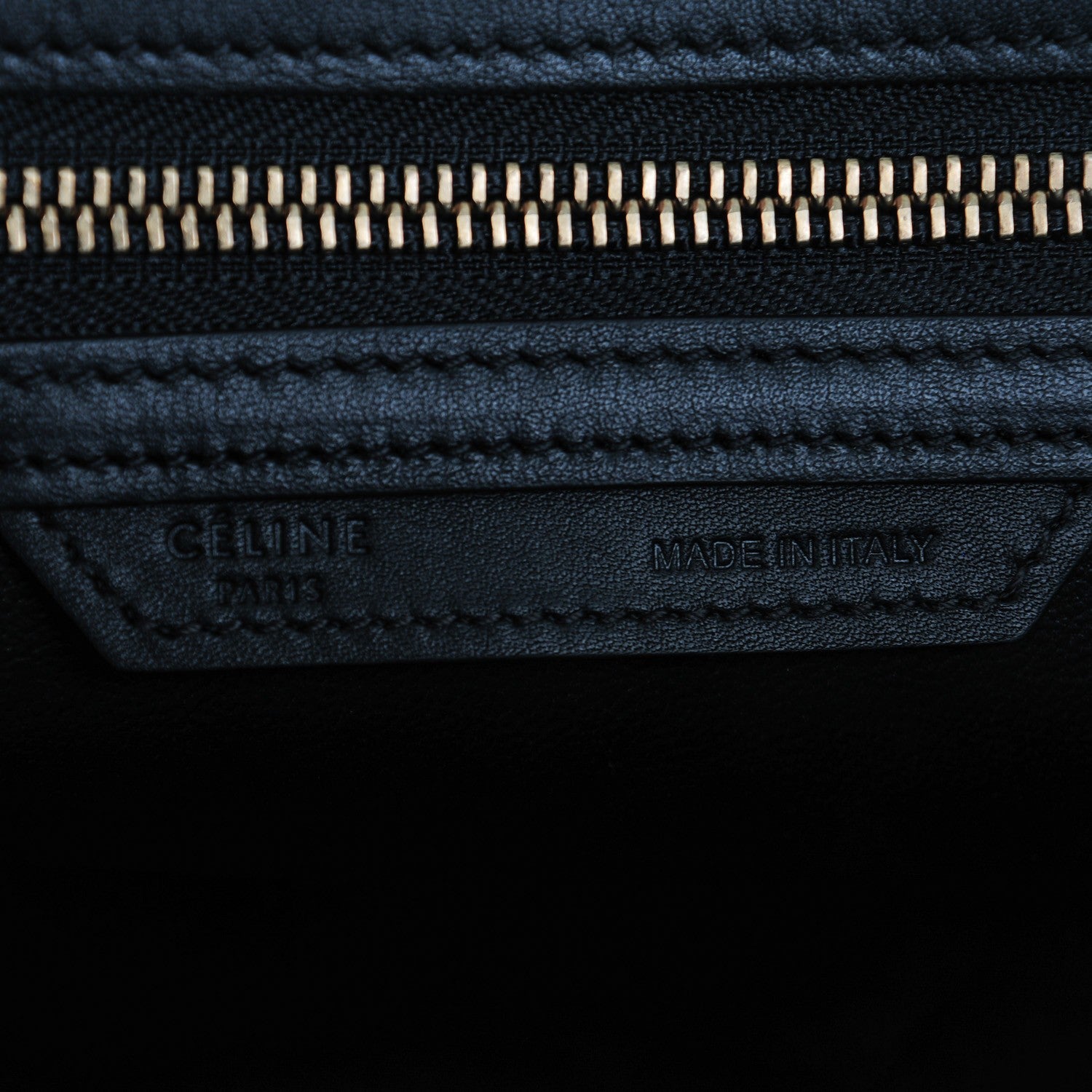 Celine Smooth Calfskin Mini Luggage Black 6 of 7