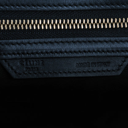 Celine Smooth Calfskin Mini Luggage Black 6 of 7