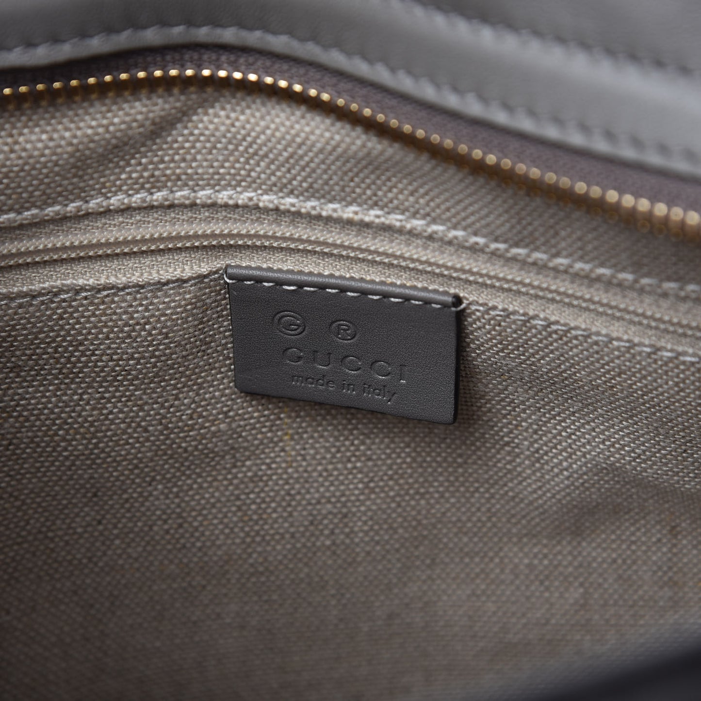 Microguccissima Small Bree Tote Graphite