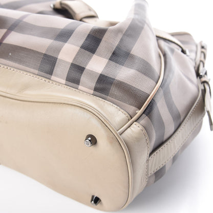 Burberry Smoked Check Medium Walden Belted Hobo Trench 10 of 12