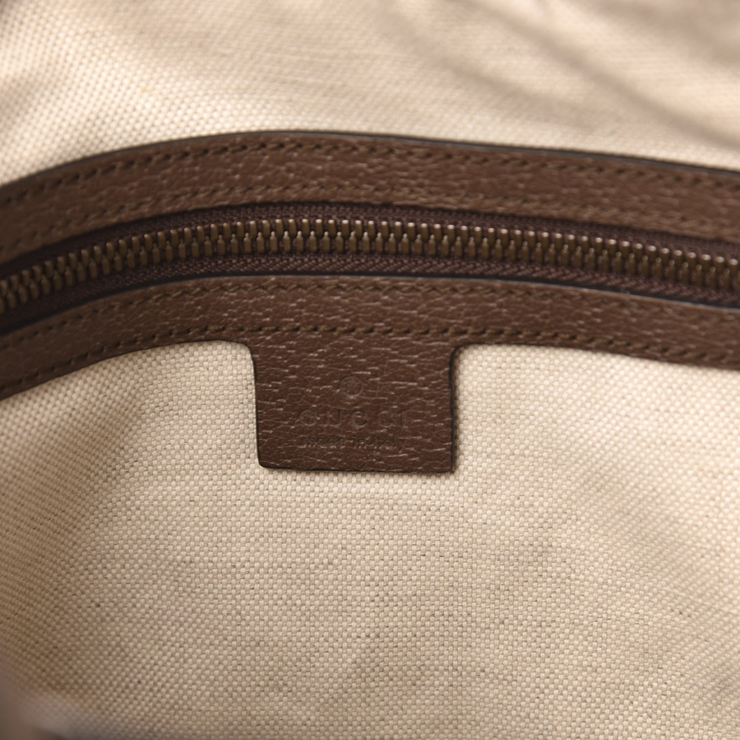 Gucci GG Supreme Monogram Web Small Ophidia Half Moon Hobo Brown 6 of 11