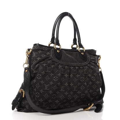 Louis Vuitton Denim Neo Cabby GM Black 3 of 12