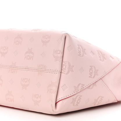 MCM Calfskin Ottomar Monogram Medium Klara Hobo Pink Blush 8 of 8