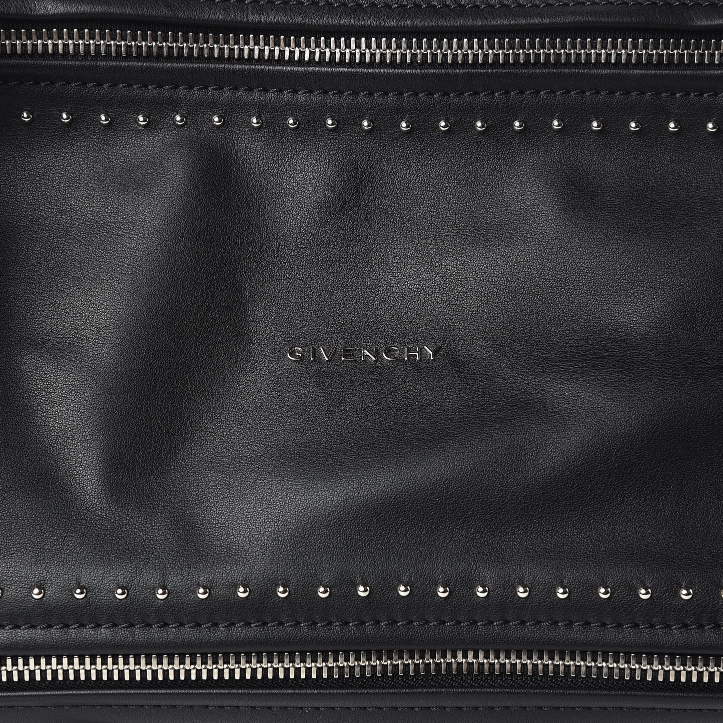 Calfskin Studded Medium Pandora Black