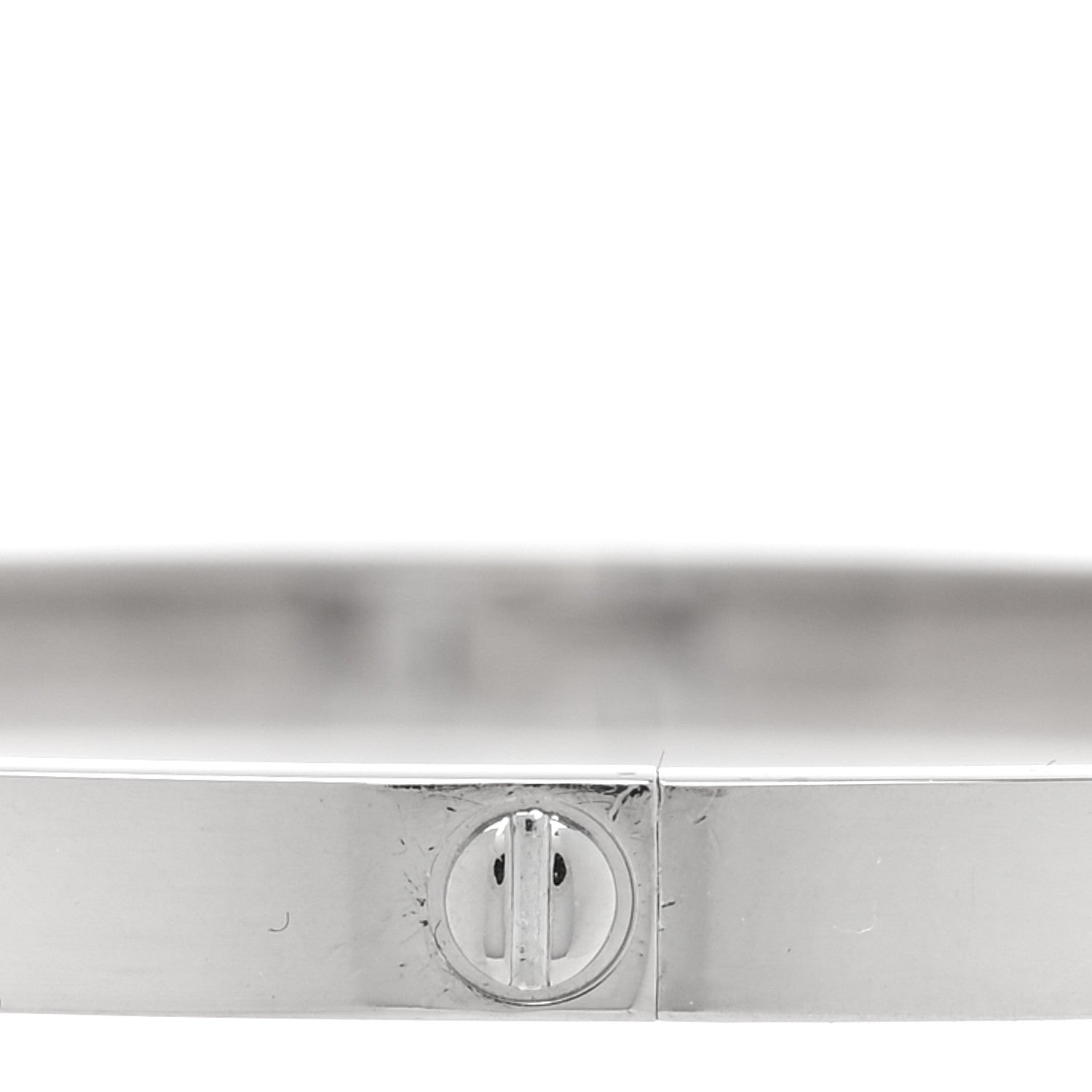 Cartier 18K White Gold Small LOVE Bracelet 18 4 of 6