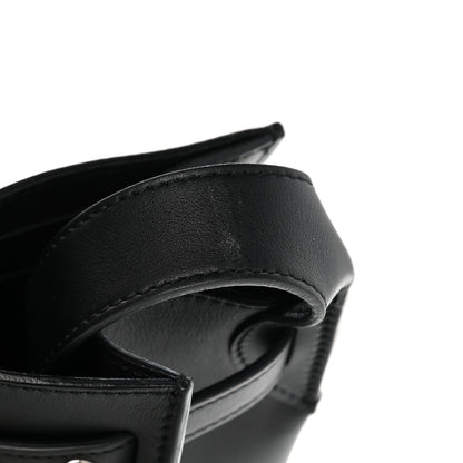 Celine Smooth Calfskin Long Strap Big Bag Bucket Black 21 of 21