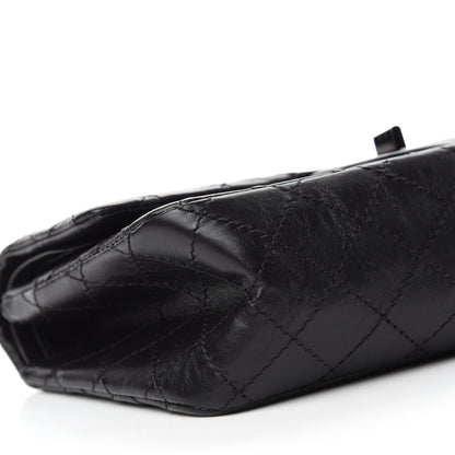 Chanel Aged Calfskin Quilted 2.55 Reissue 225 Flap So Black 6 of 12