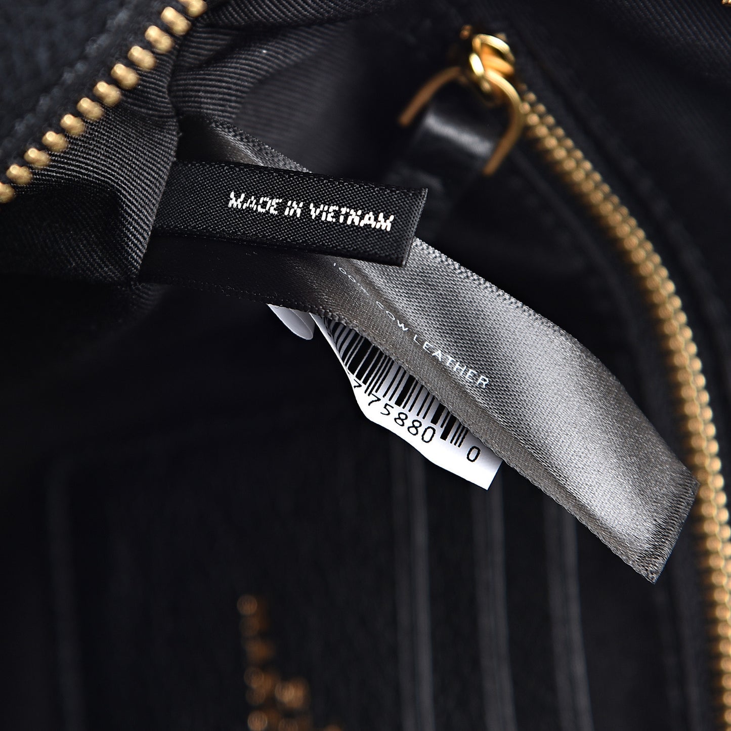 Grained Calfskin Quilted Double Stitched The Status Shoulder Bag Black