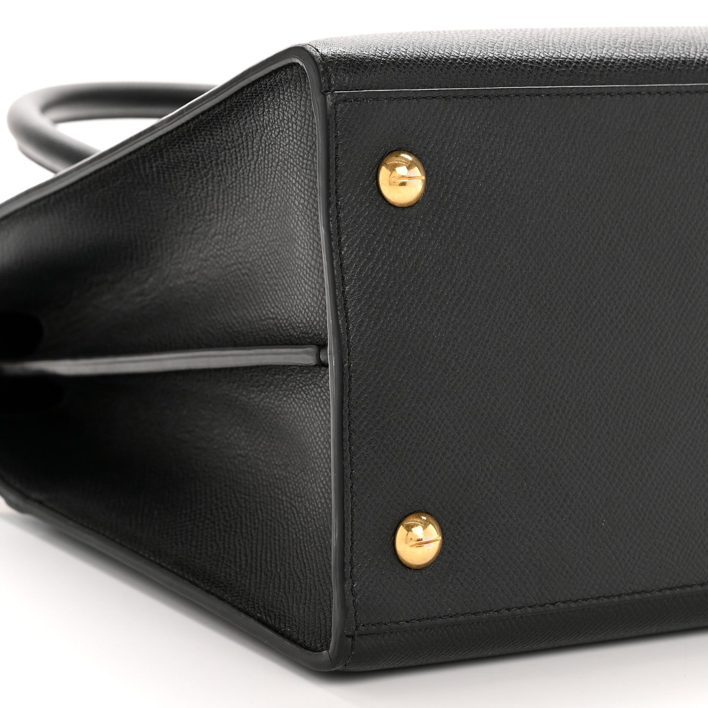 Grained Calfskin Large St. Honore Tote Black