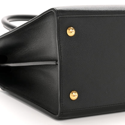 Christian Dior Grained Calfskin Large St. Honore Tote Black 5 of 14